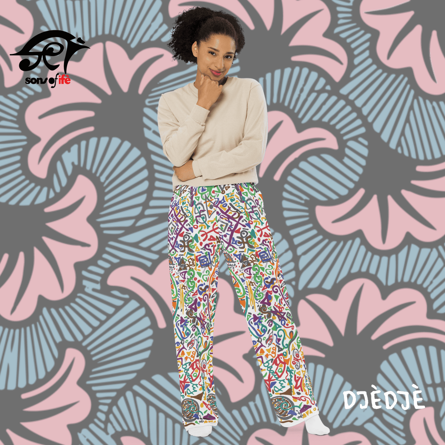 DJÈDJÈ - Unisex wide-leg pants - Comfort meets Style