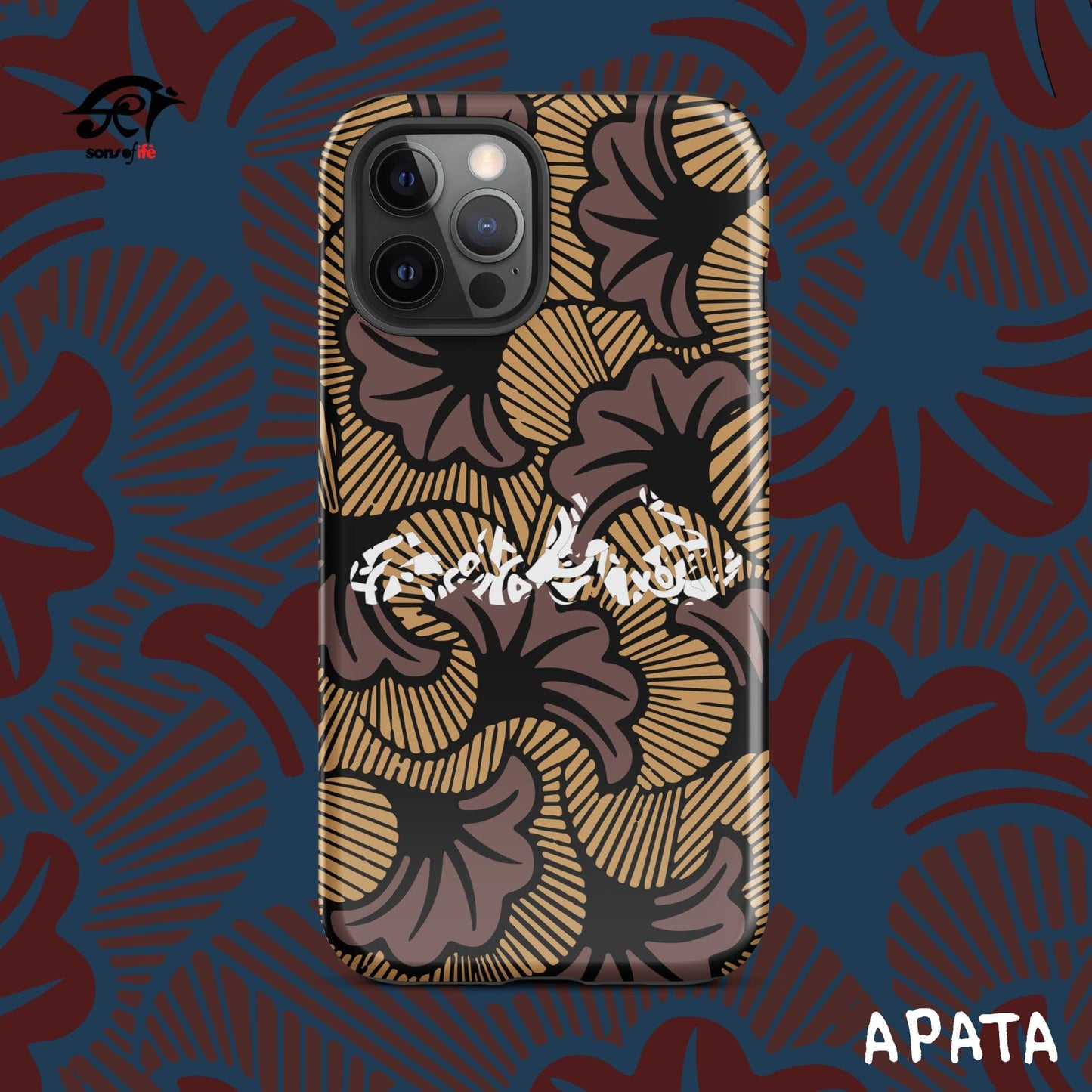 APATA x FLOWER - Unique Stylish Tough Case for iPhone® with FREE screensaver