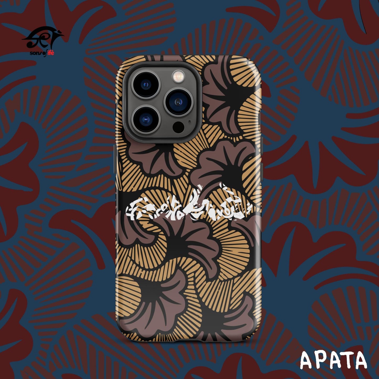 APATA x FLOWER - Unique Stylish Tough Case for iPhone® with FREE screensaver