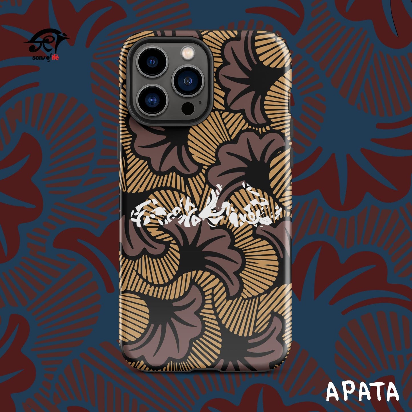 APATA x FLOWER - Unique Stylish Tough Case for iPhone® with FREE screensaver