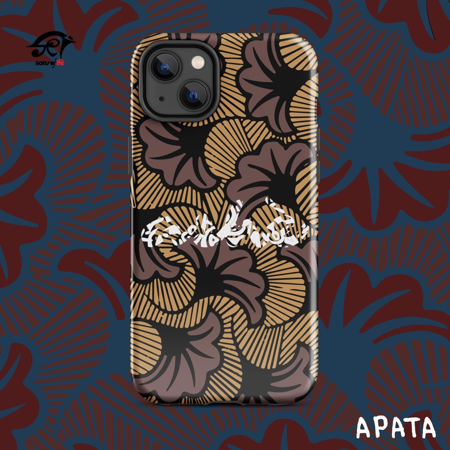 APATA x FLOWER - Unique Stylish Tough Case for iPhone® with FREE screensaver