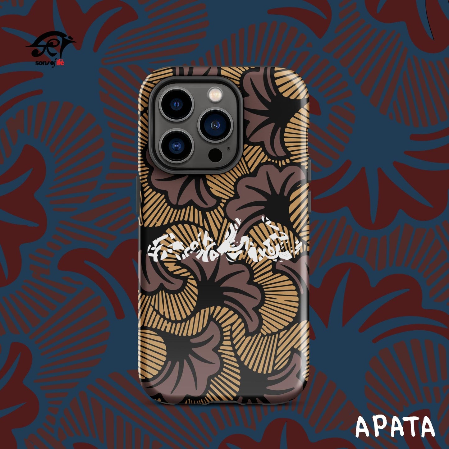APATA x FLOWER - Unique Stylish Tough Case for iPhone® with FREE screensaver