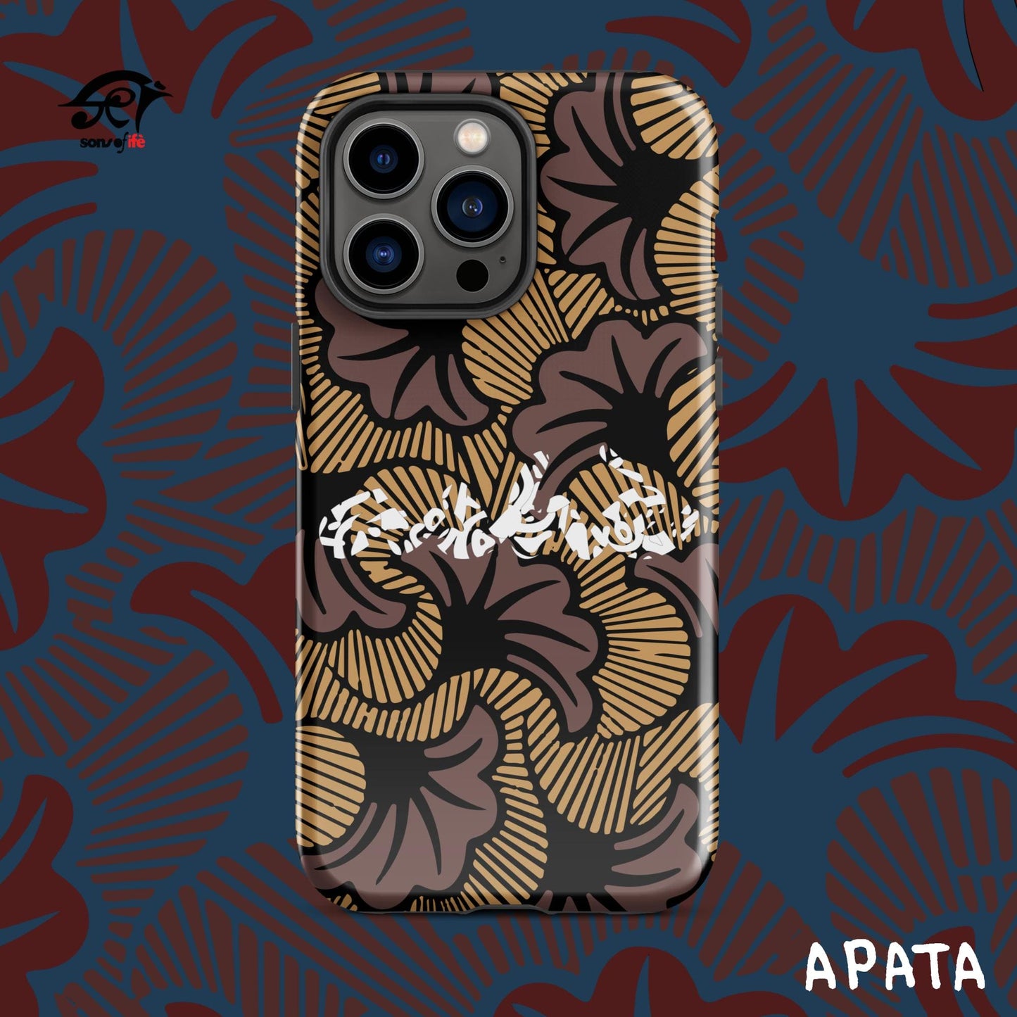 APATA x FLOWER - Unique Stylish Tough Case for iPhone® with FREE screensaver