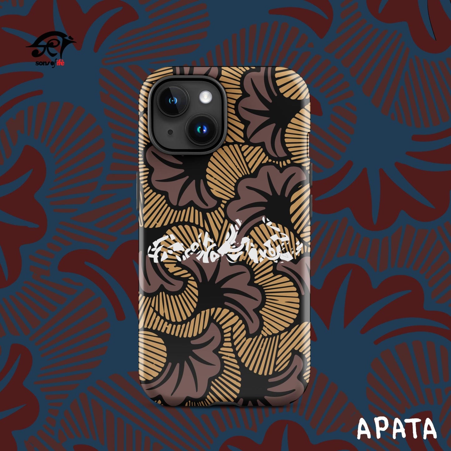 APATA x FLOWER - Unique Stylish Tough Case for iPhone® with FREE screensaver