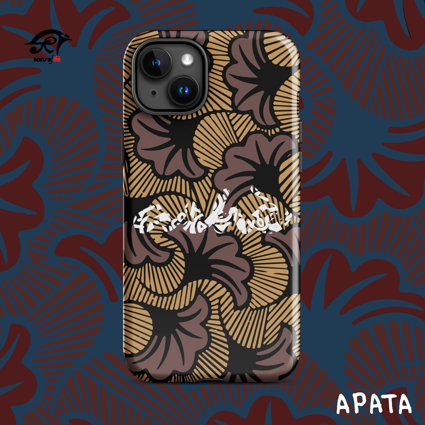 APATA x FLOWER - Unique Stylish Tough Case for iPhone® with FREE screensaver