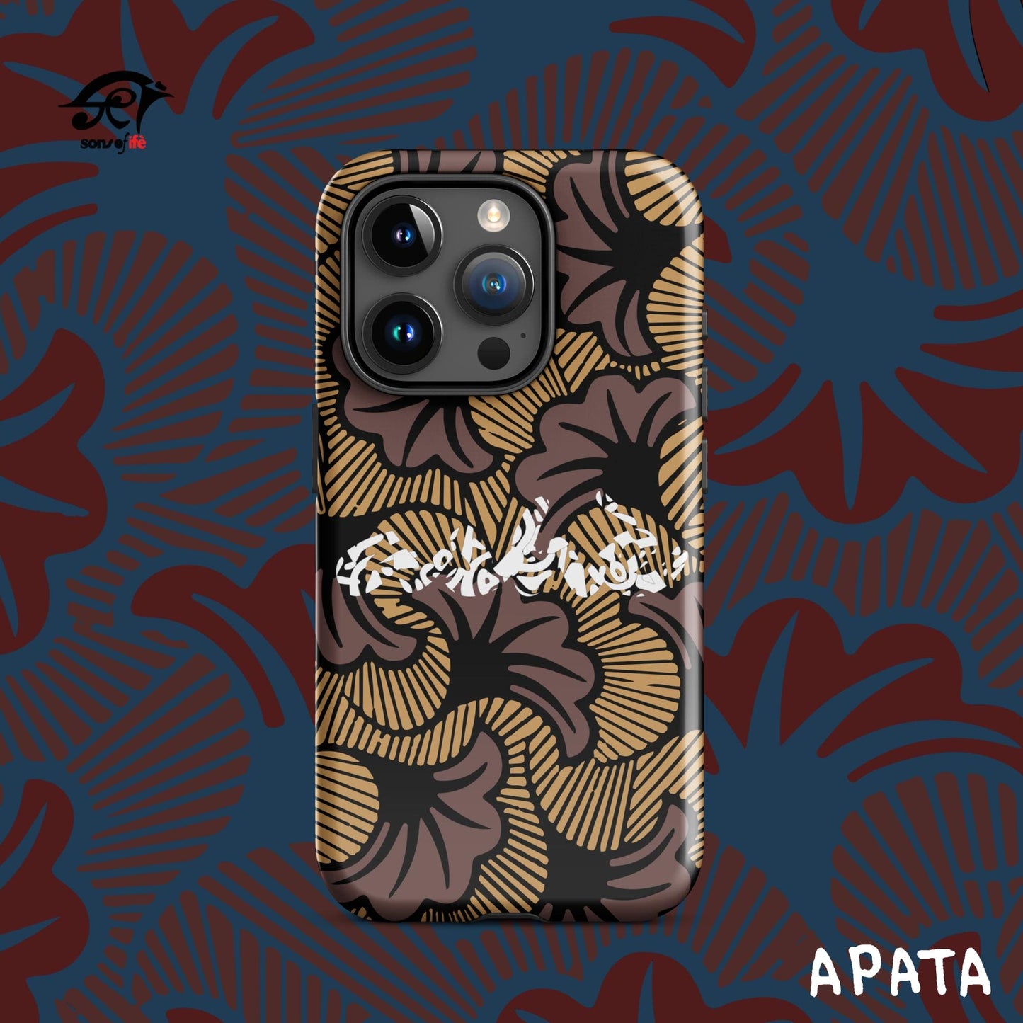APATA x FLOWER - Unique Stylish Tough Case for iPhone® with FREE screensaver