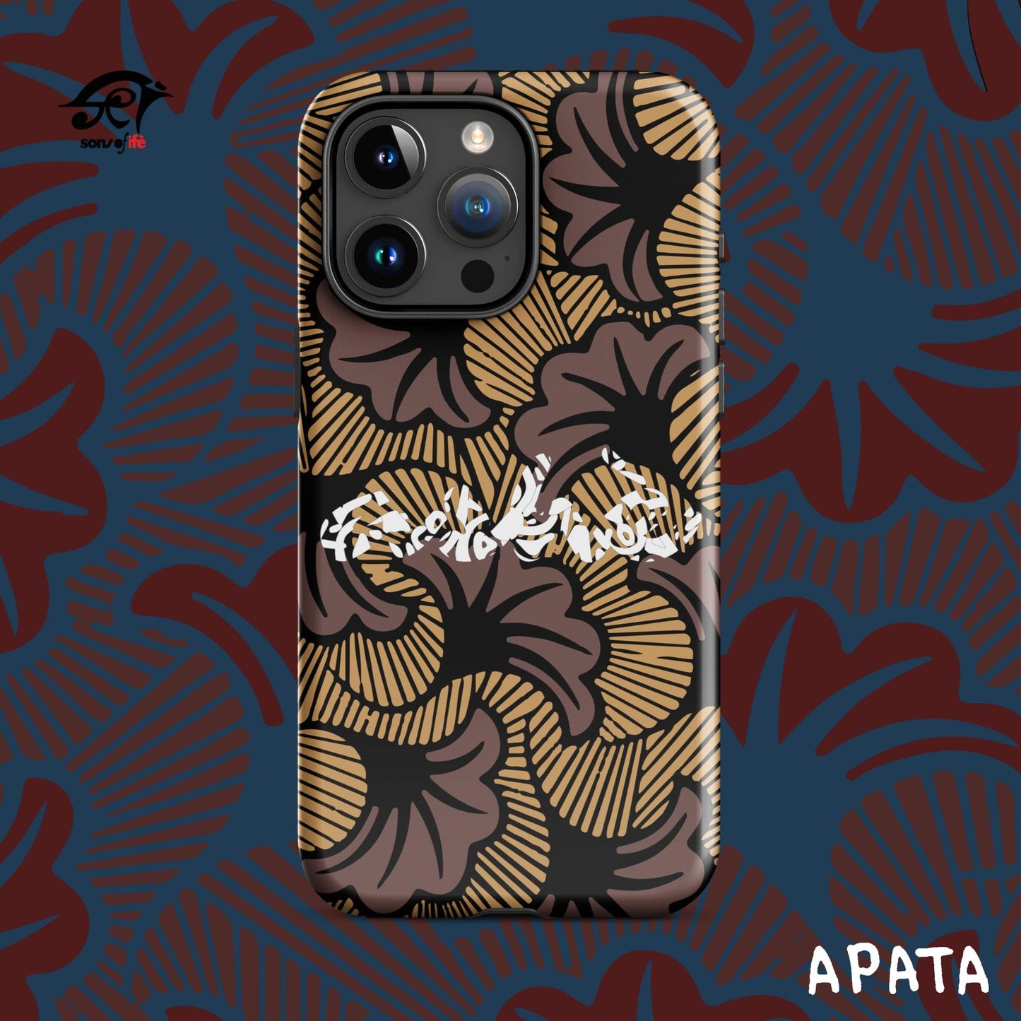 APATA x FLOWER - Unique Stylish Tough Case for iPhone® with FREE screensaver