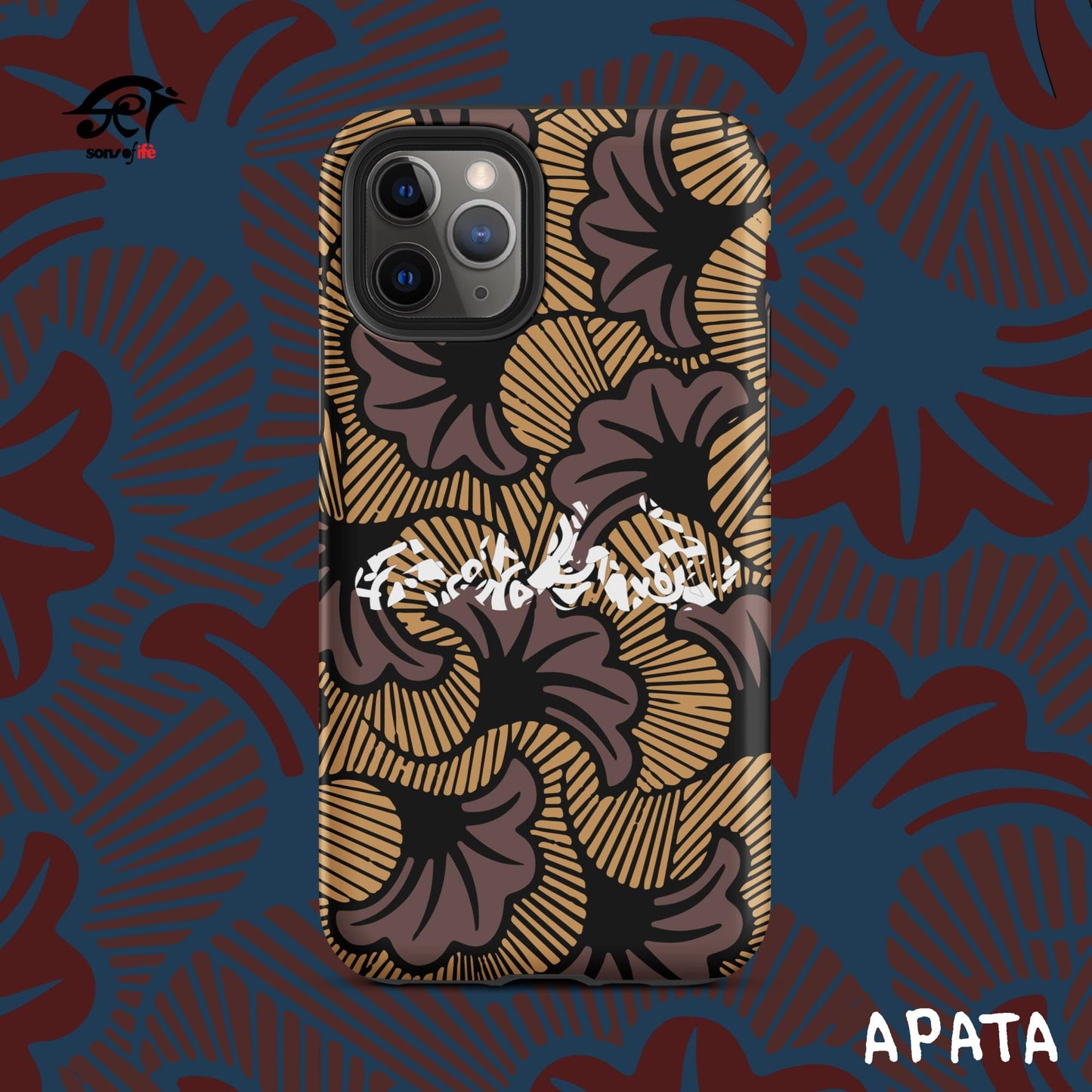APATA x FLOWER - Unique Stylish Tough Case for iPhone® with FREE screensaver