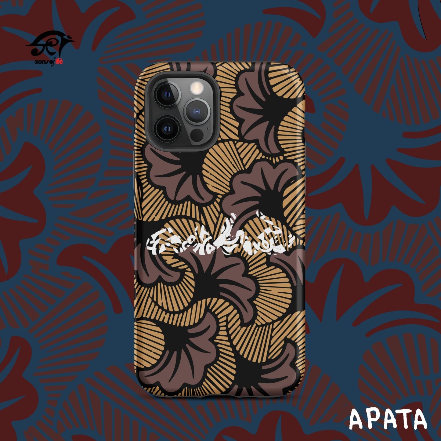 APATA x FLOWER - Unique Stylish Tough Case for iPhone® with FREE screensaver