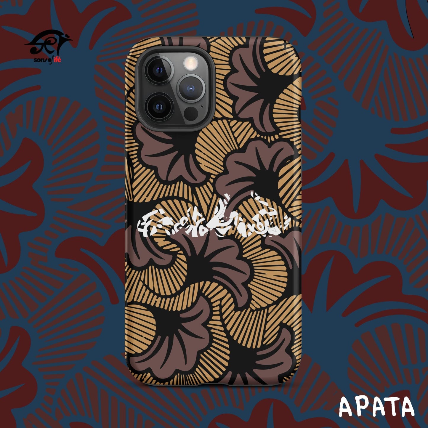 APATA x FLOWER - Unique Stylish Tough Case for iPhone® with FREE screensaver
