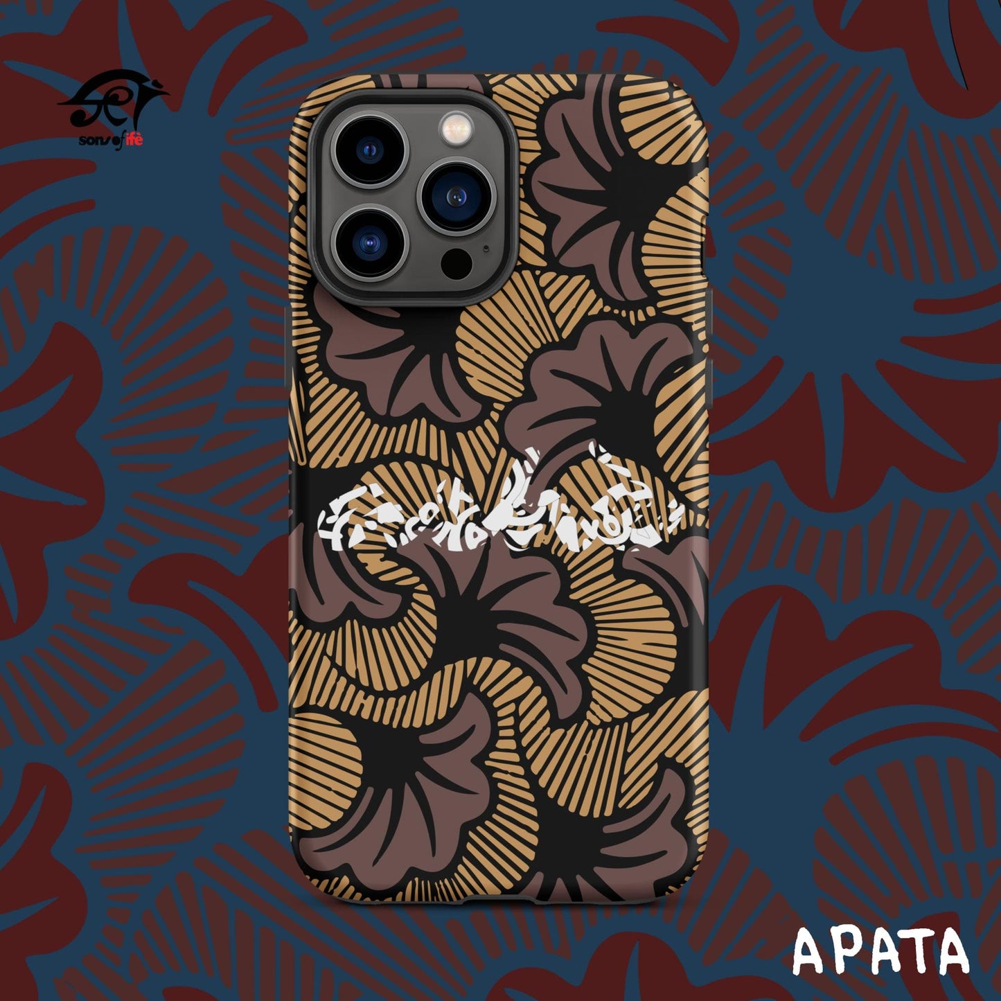 APATA x FLOWER - Unique Stylish Tough Case for iPhone® with FREE screensaver