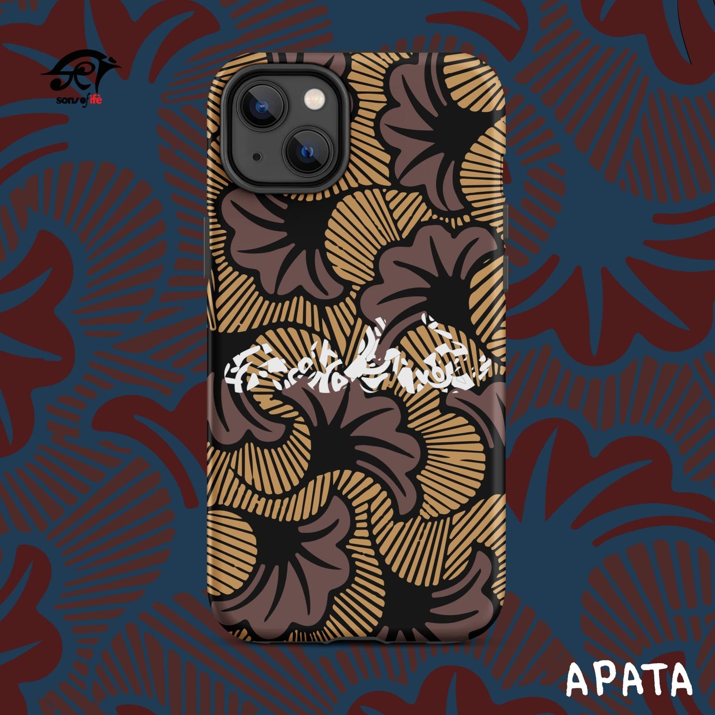 APATA x FLOWER - Unique Stylish Tough Case for iPhone® with FREE screensaver