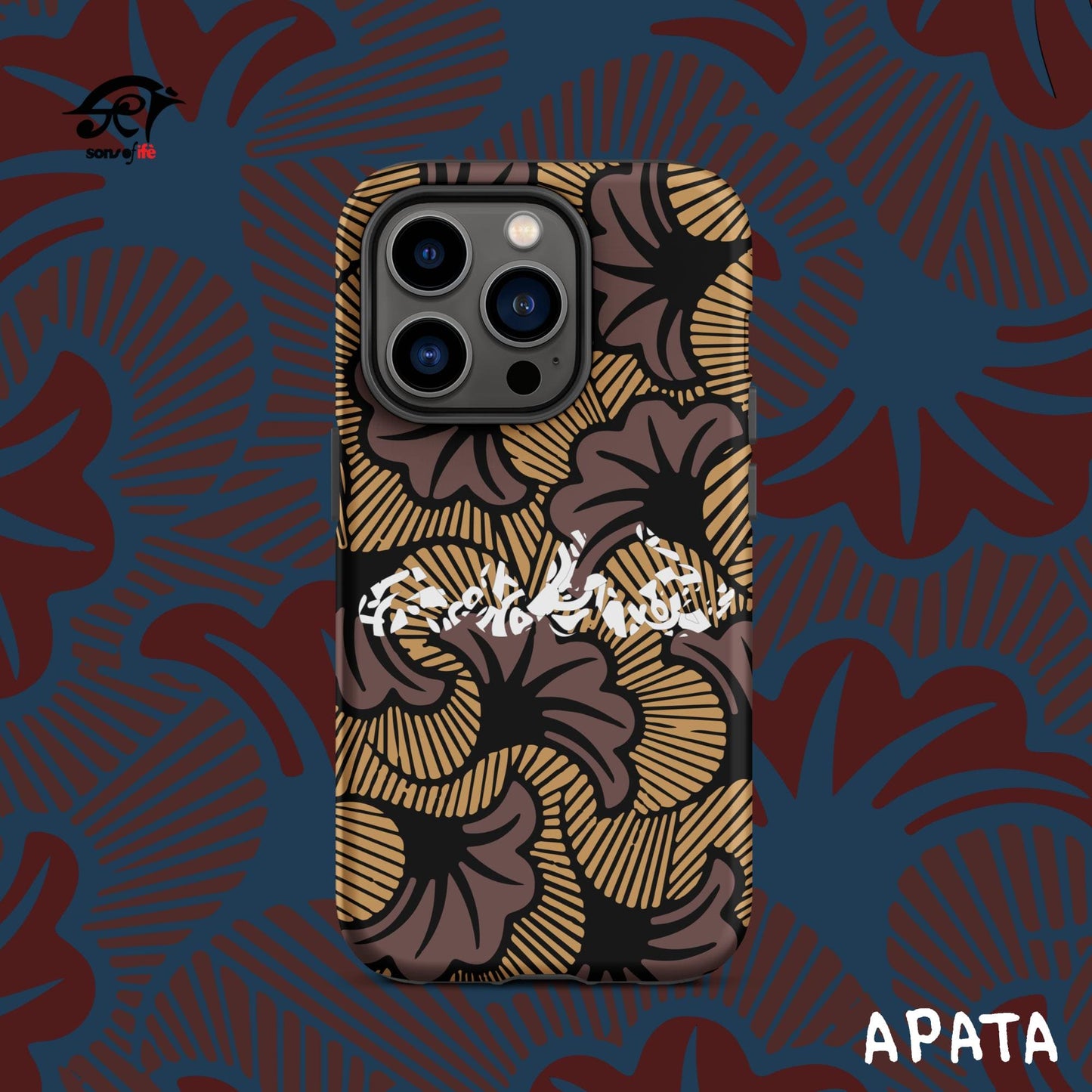 APATA x FLOWER - Unique Stylish Tough Case for iPhone® with FREE screensaver
