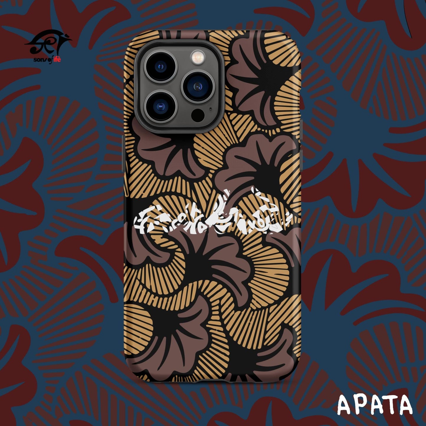 APATA x FLOWER - Unique Stylish Tough Case for iPhone® with FREE screensaver