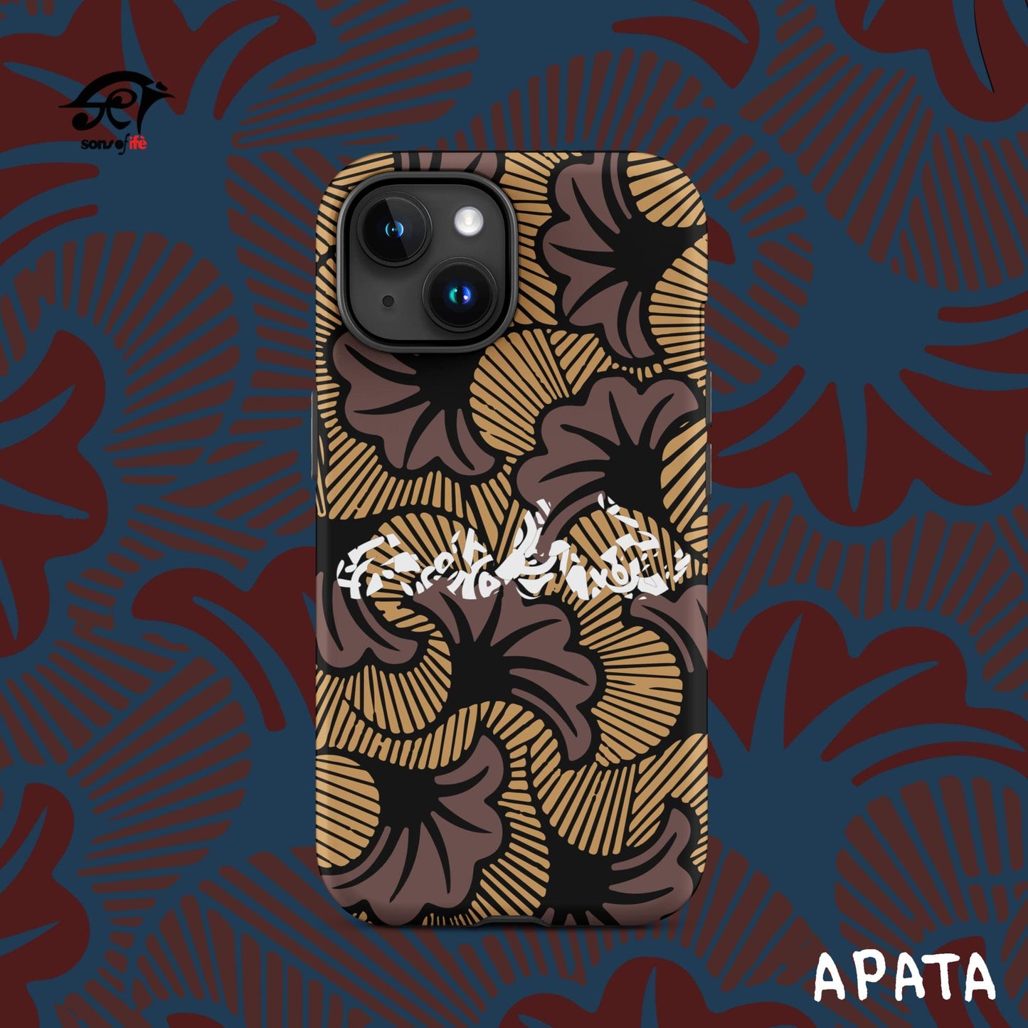 APATA x FLOWER - Unique Stylish Tough Case for iPhone® with FREE screensaver