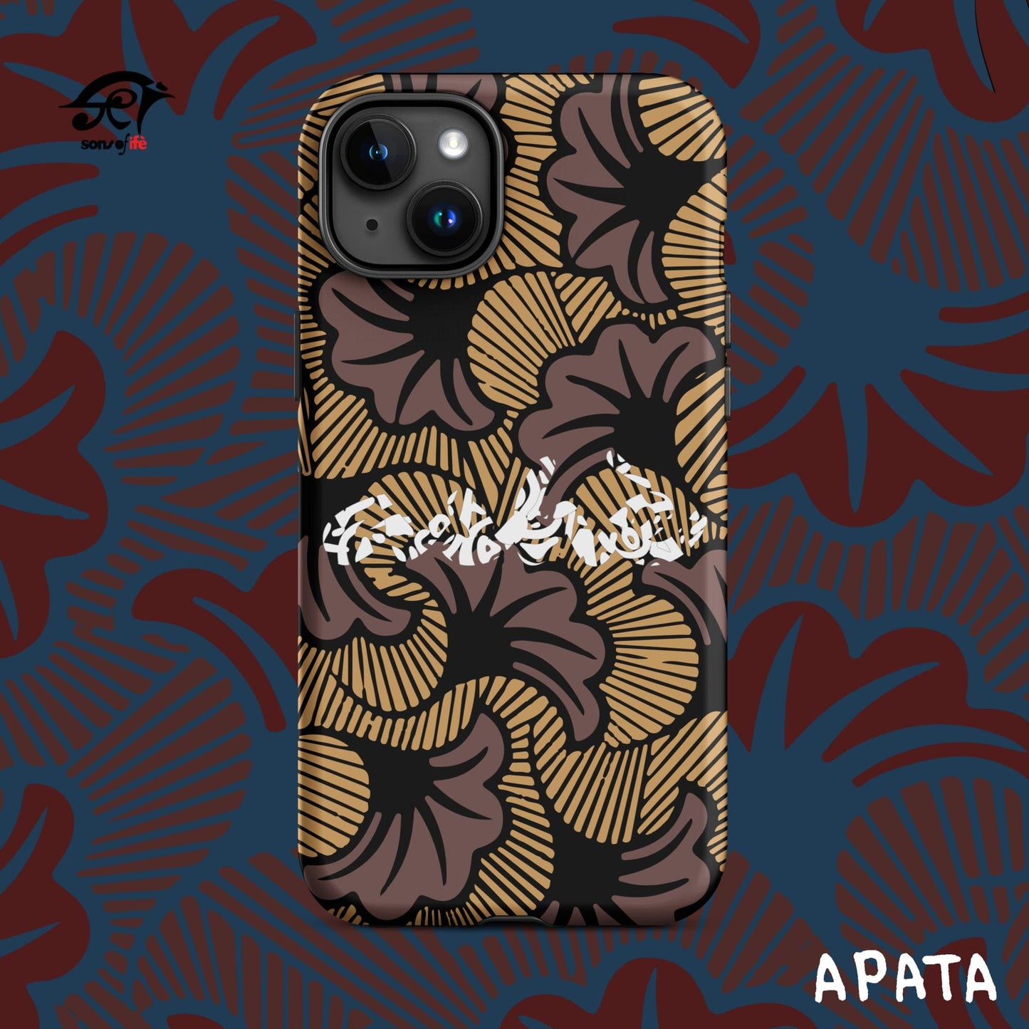 APATA x FLOWER - Unique Stylish Tough Case for iPhone® with FREE screensaver