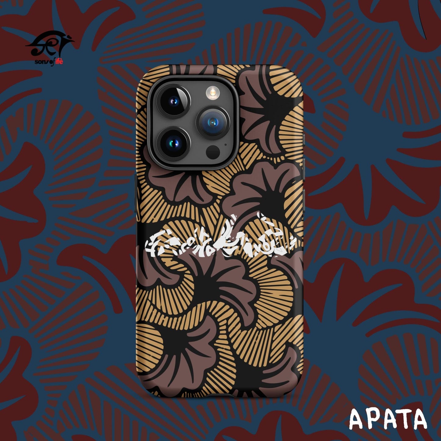 APATA x FLOWER - Unique Stylish Tough Case for iPhone® with FREE screensaver