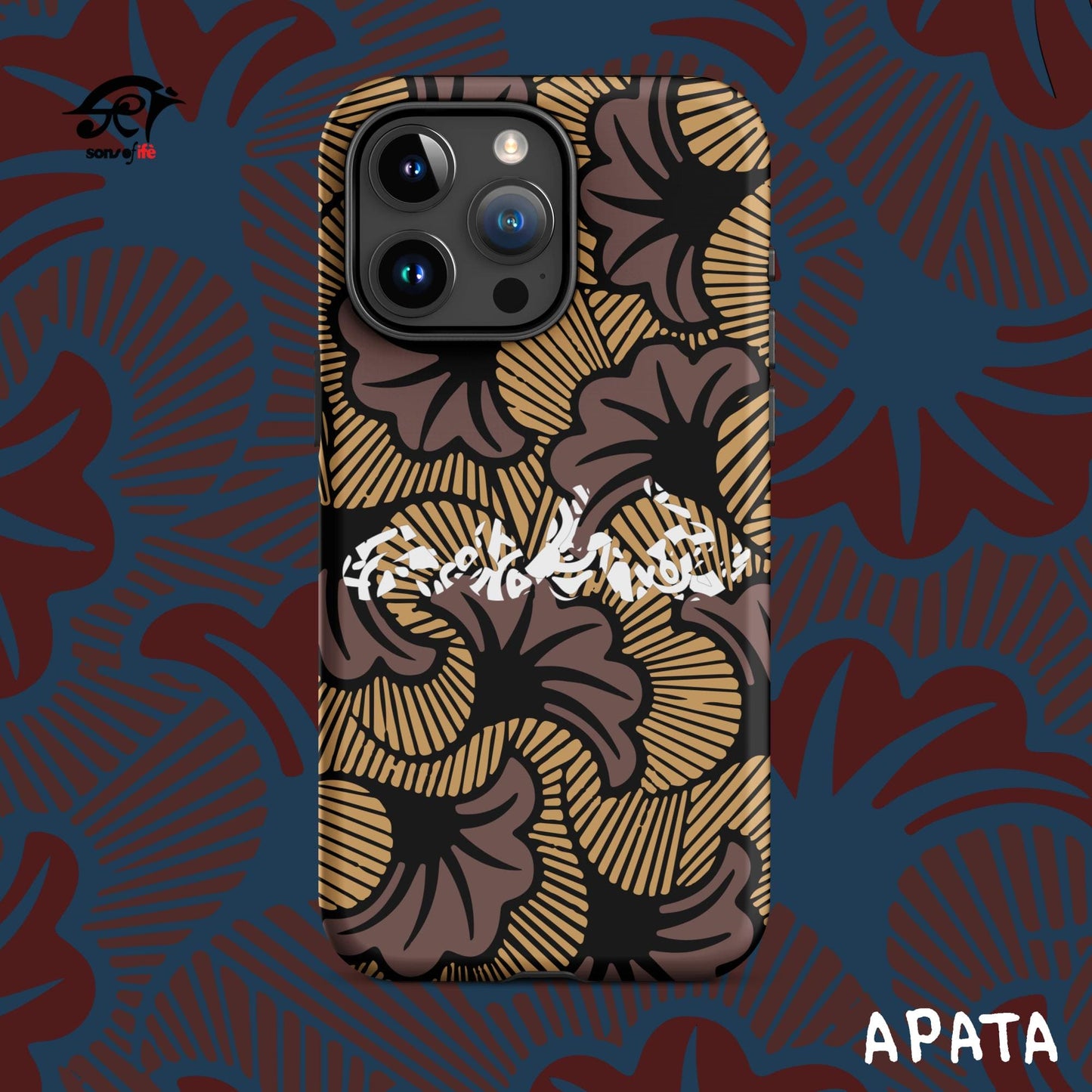 APATA x FLOWER - Unique Stylish Tough Case for iPhone® with FREE screensaver