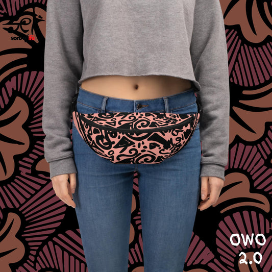 OWO 2.0 x VEKPUK - Dusty Pick Black Fanny Pack - Chop Money, Coachella, Conscious Daily Essentials