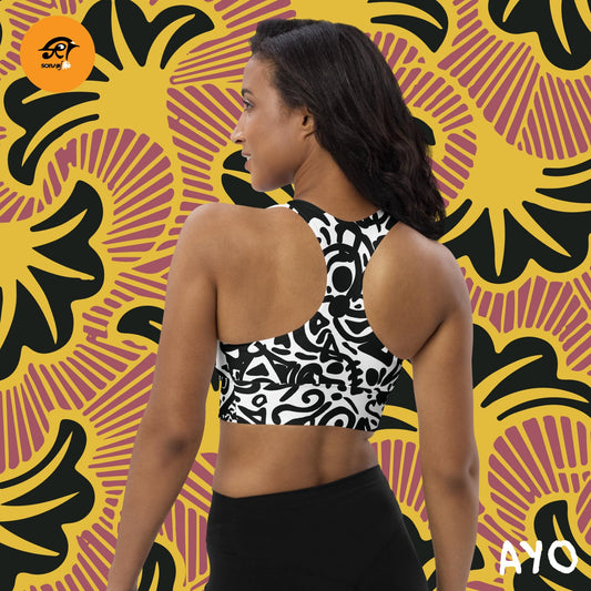 AYO x KEMET - Longline Sports Bra