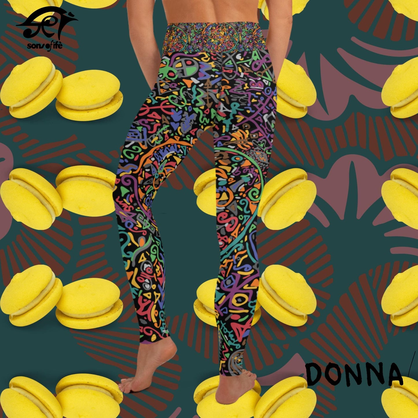 DONNA x ARDOISE - Black Yoga Leggings