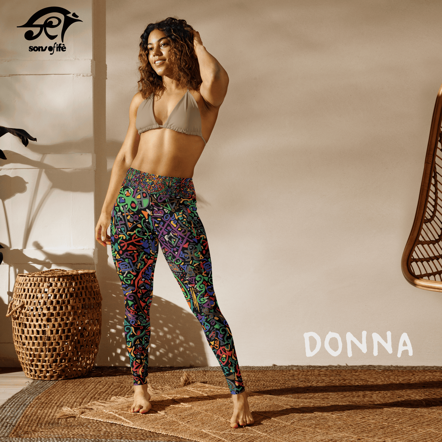 DONNA x ARDOISE - Black Yoga Leggings