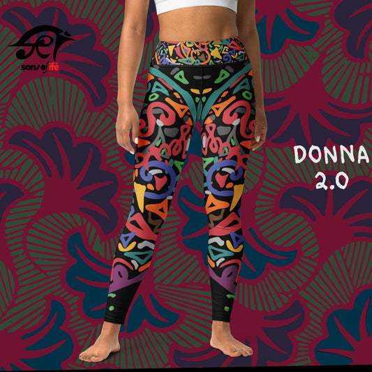DONNA 2.0 x ARDOISE - Black Yoga Leggings