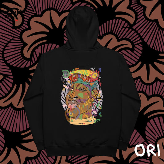 IPONRI x Black - Unisex Premium ECO hoodie - Embroidered