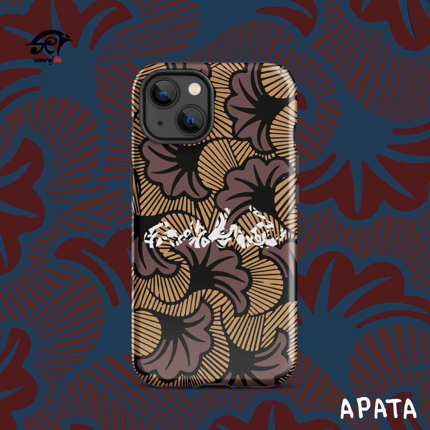 APATA x FLOWER - Unique Stylish Tough Case for iPhone® with FREE screensaver